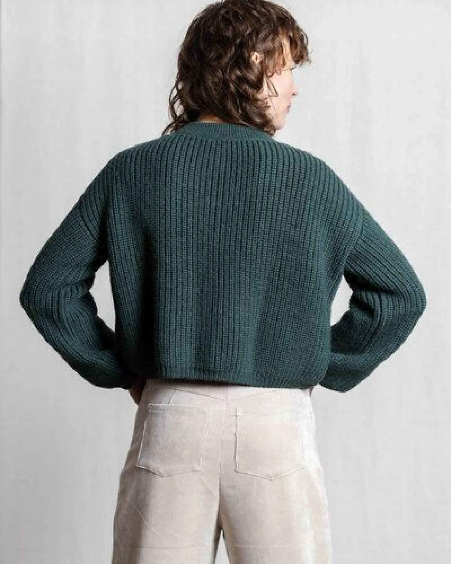 Jyoti - Fair Works Baby-Alpaka Strickcardigan Betana – Ansicht 3