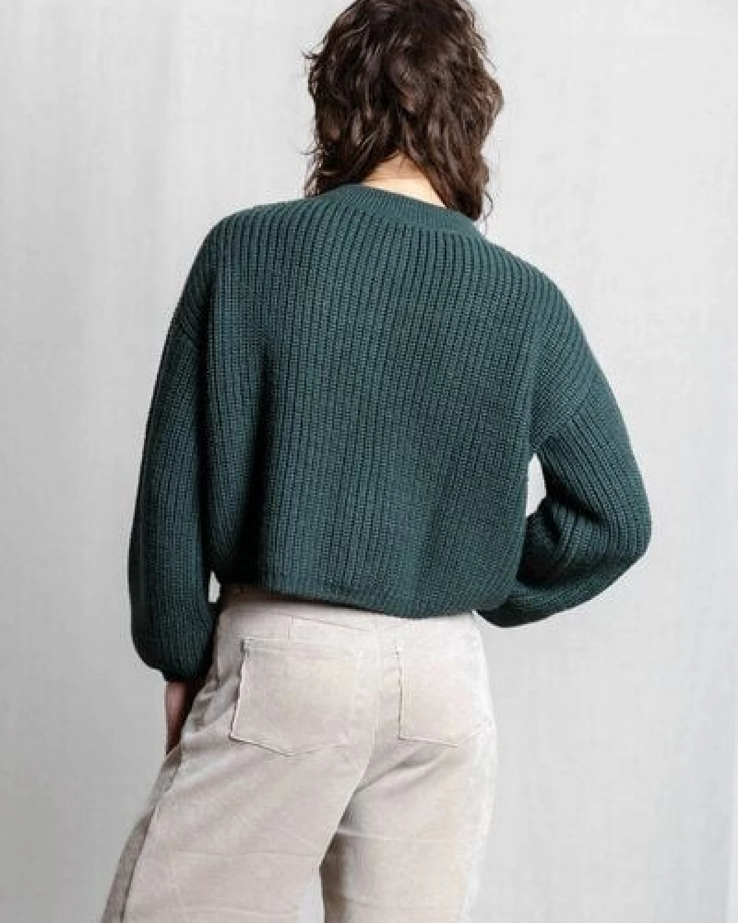 Jyoti - Fair Works Baby-Alpaka Strickcardigan Betana – Ansicht 3