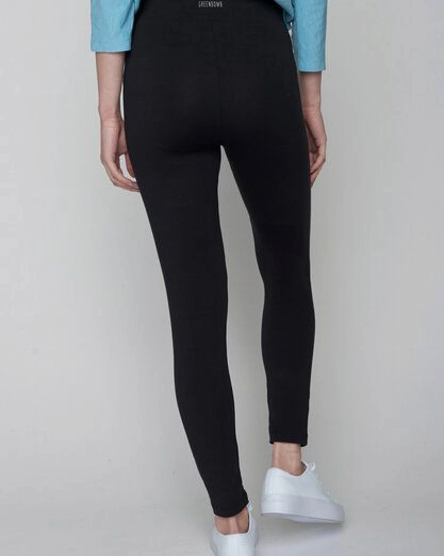 GREENBOMB Basic Long - Sportliche Leggings aus Bio-Baumwolle / GOTS / Fair & Vegan – Ansicht 2