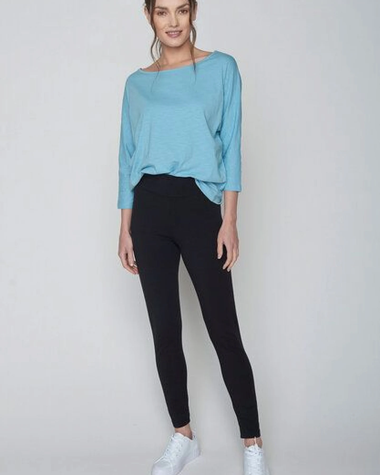 GREENBOMB Basic Long - Sportliche Leggings aus Bio-Baumwolle / GOTS / Fair & Vegan – Ansicht 3