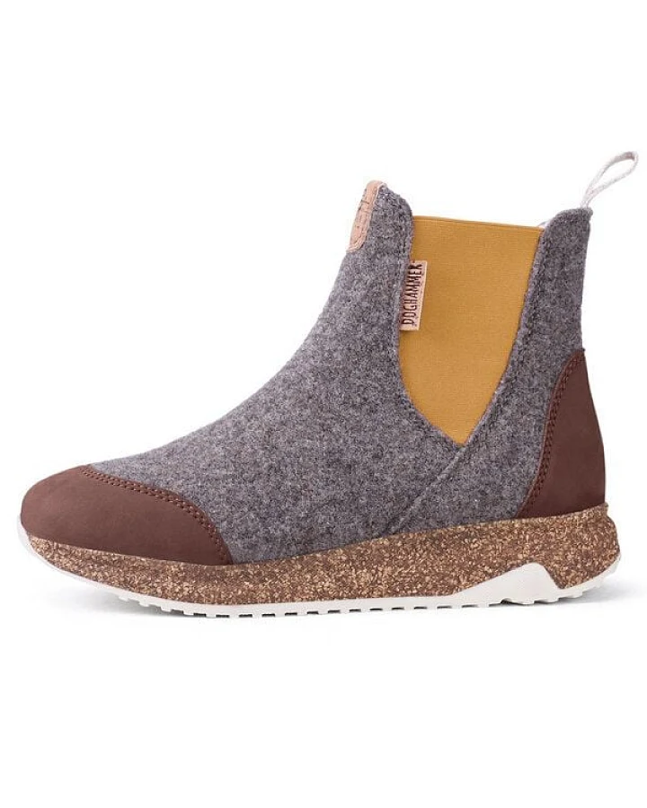 Doghammer Chelsea Boot Damen aus kuscheliger Wolle - Arctic Wool Traveller