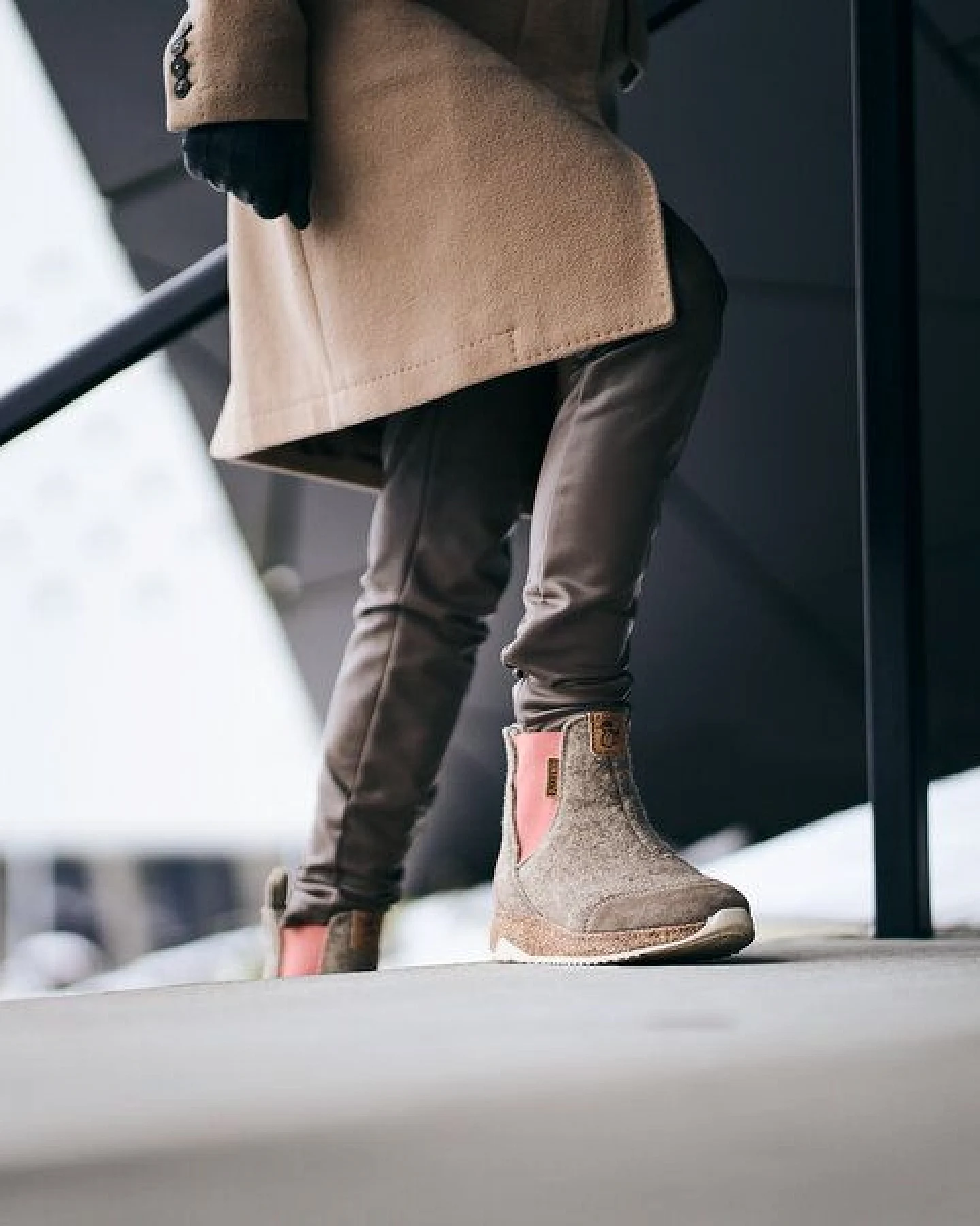 Doghammer Chelsea Boot Damen aus kuscheliger Wolle - Arctic Wool Traveller – Ansicht 4