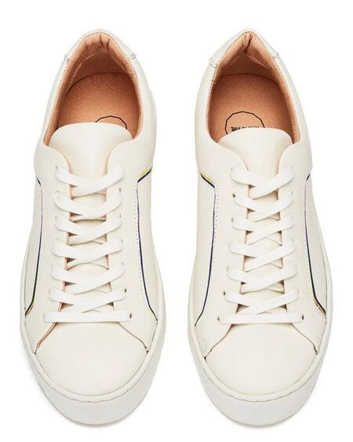 NINE TO FIVE Laced Sneaker #Gracia rainbow line – Ansicht 3