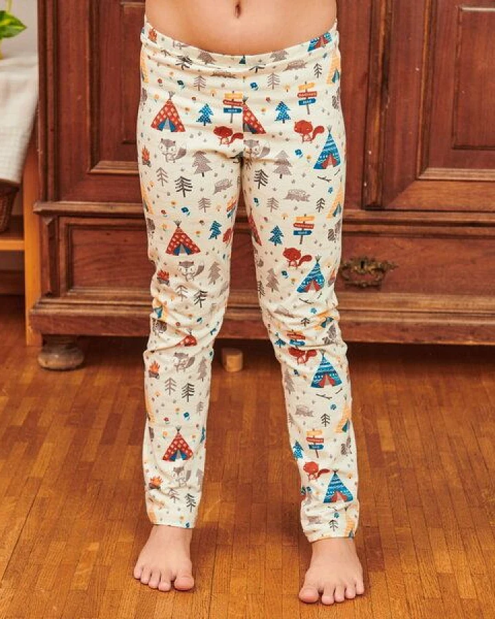 Cheeky Apple Bio-Leggings "Abenteuercamp"