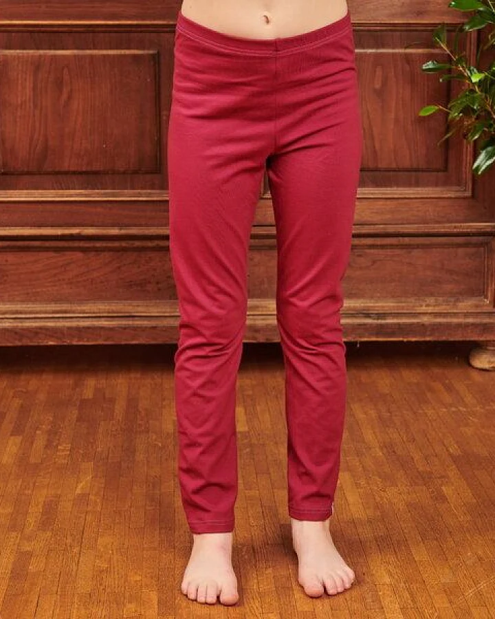 Cheeky Apple Bio-Leggings "Jersey Bordeaux"