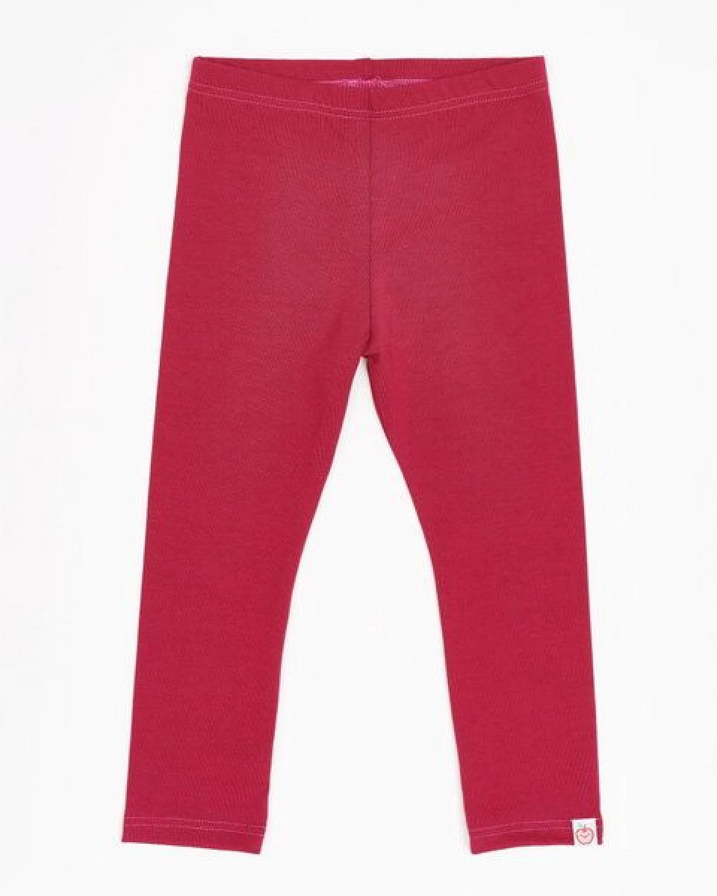 Cheeky Apple Bio-Leggings "Jersey Bordeaux" – Ansicht 2