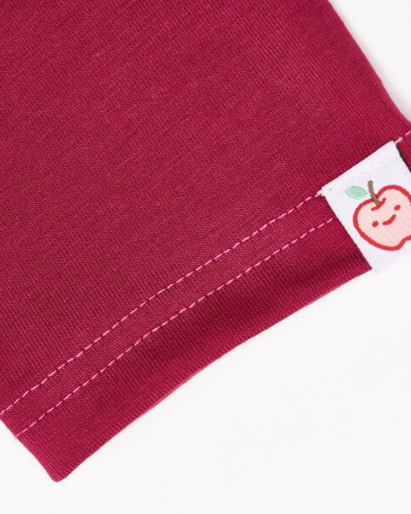 Cheeky Apple Bio-Leggings "Jersey Bordeaux" – Ansicht 3
