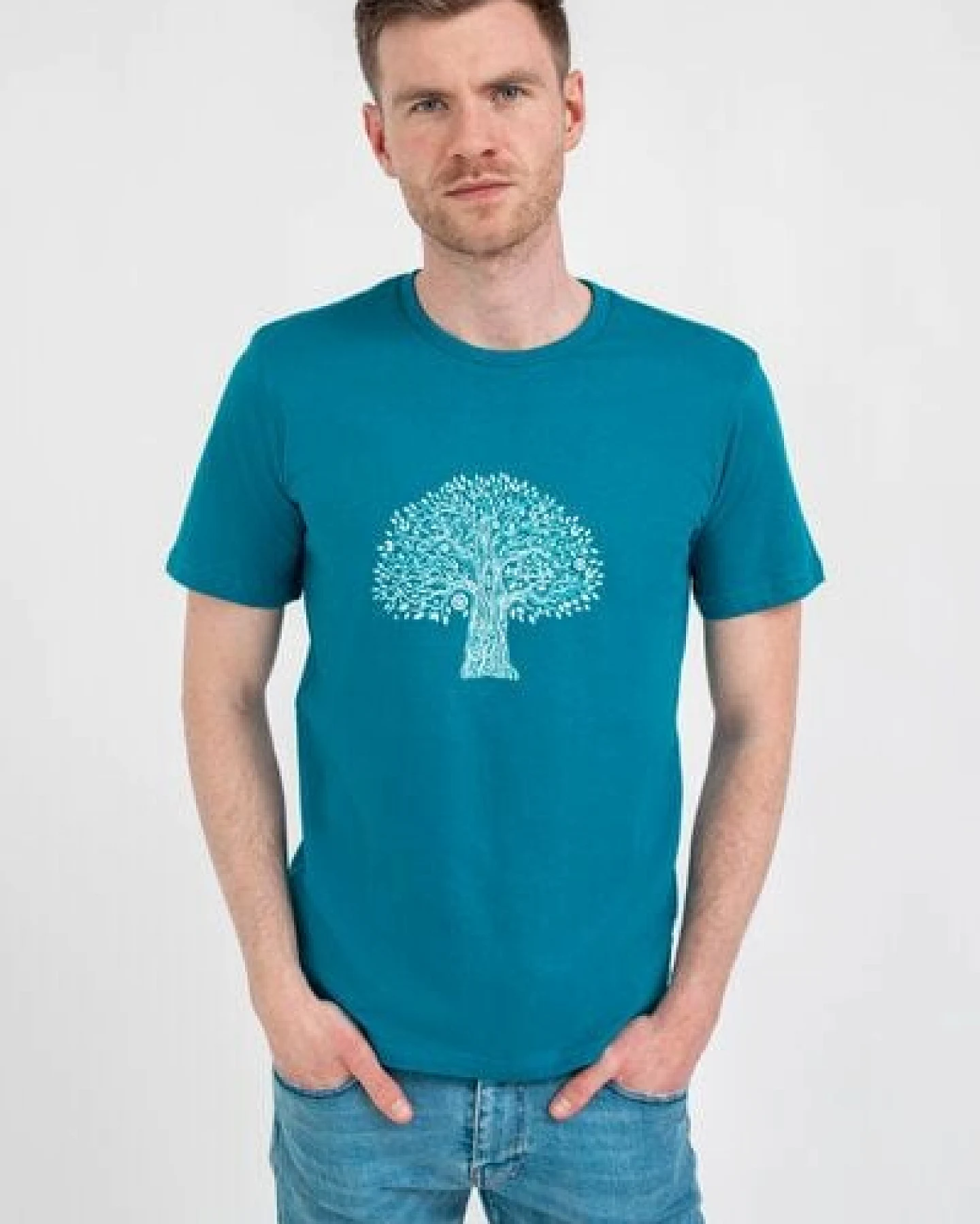 Brandless Basic Bio T-Shirt (men) Nr.3 tree life – Ansicht 3