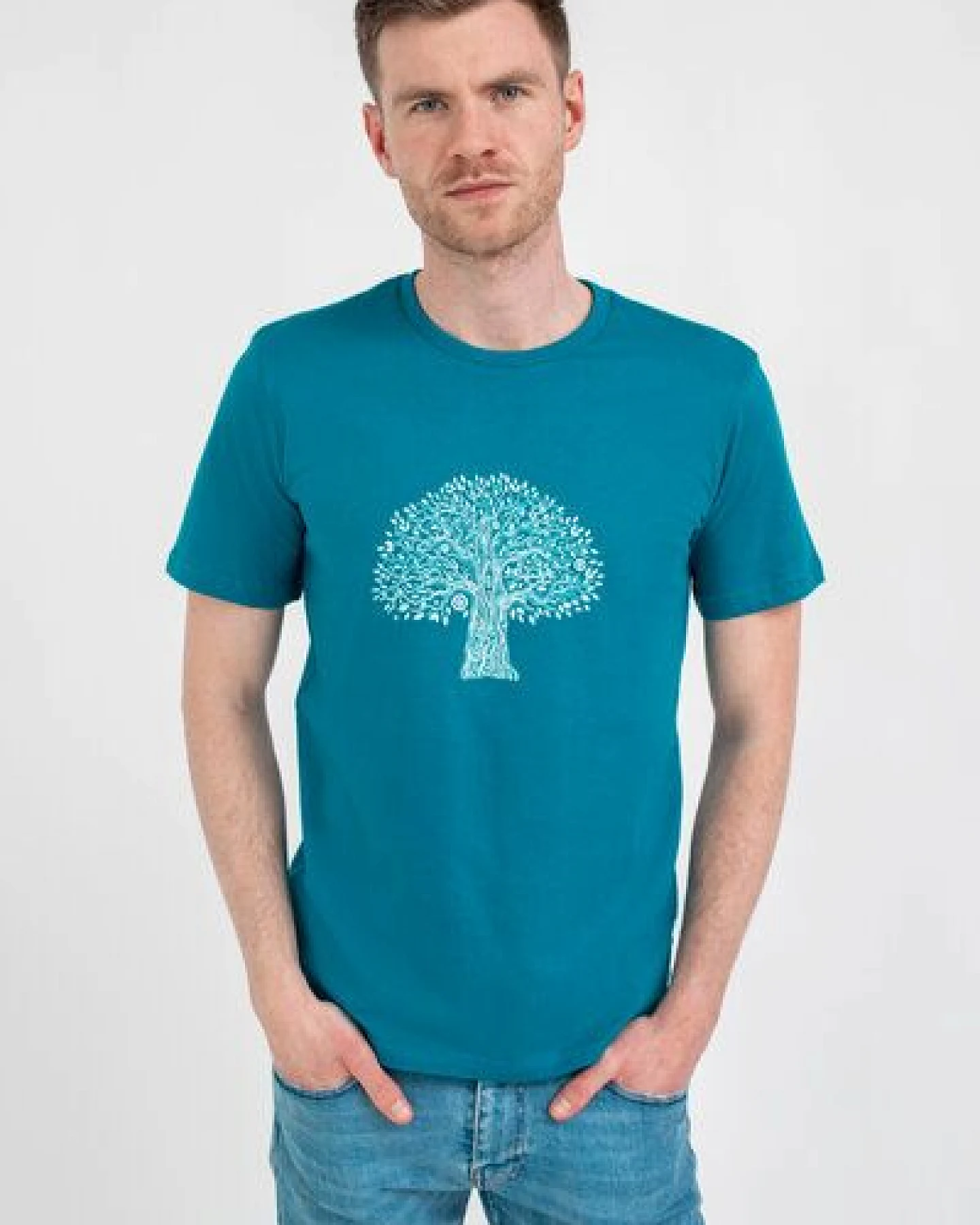 Brandless Basic Bio T-Shirt (men) Nr.3 tree life – Ansicht 3