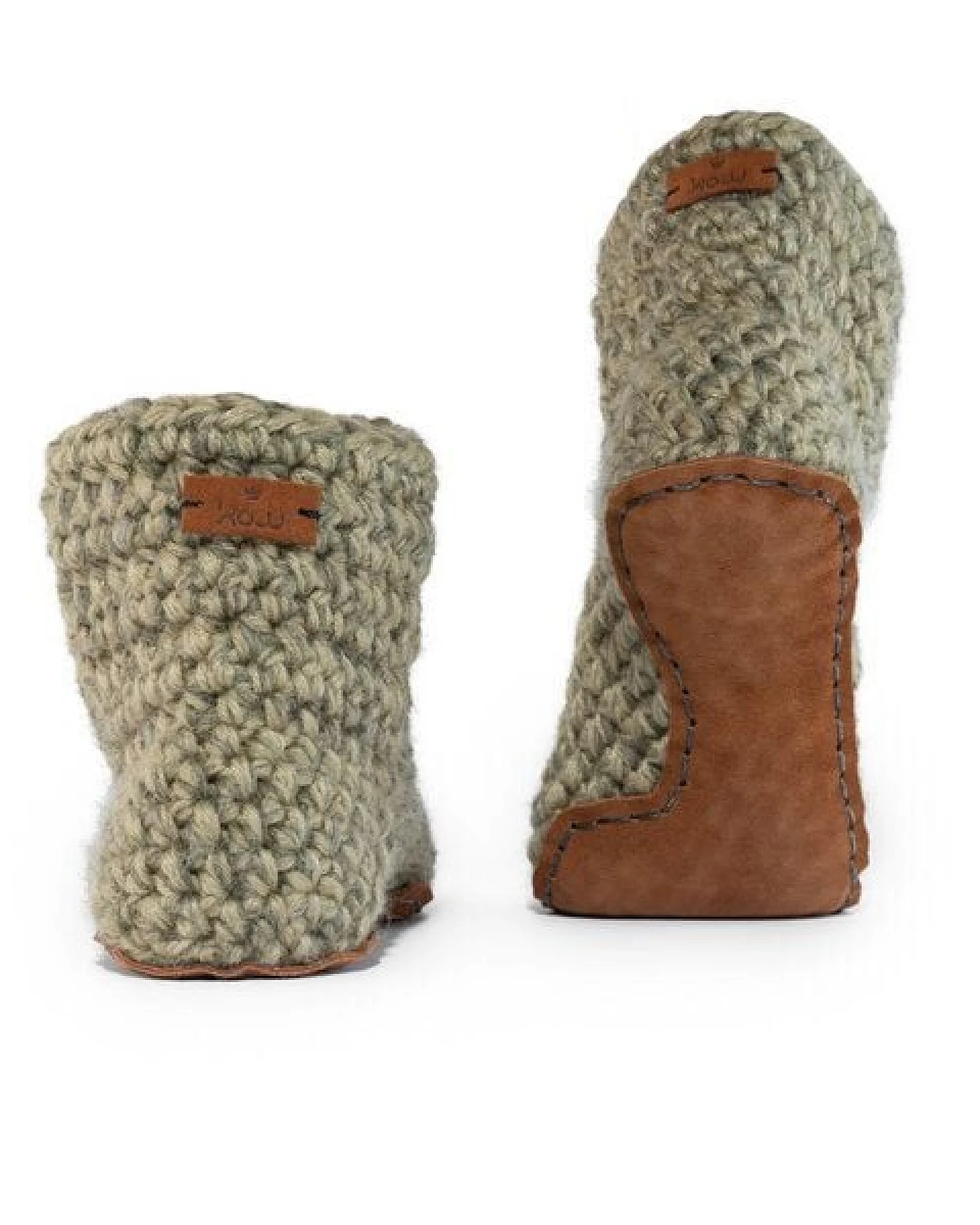 Kingdom of Wow - Handgefertigte Hausschuhe aus Wolle - High Top – Ansicht 3