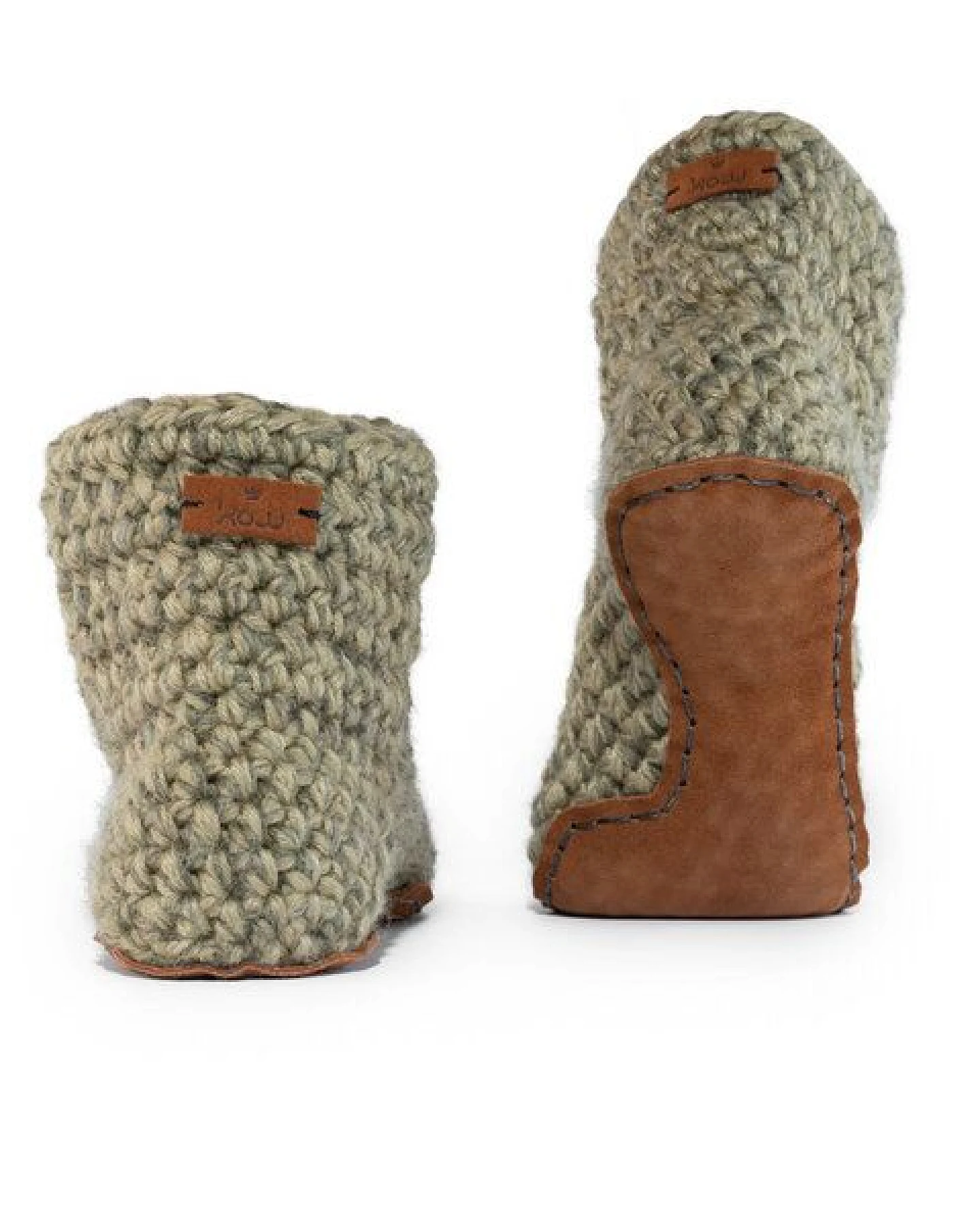 Kingdom of Wow - Handgefertigte Hausschuhe aus Wolle - High Top – Ansicht 3