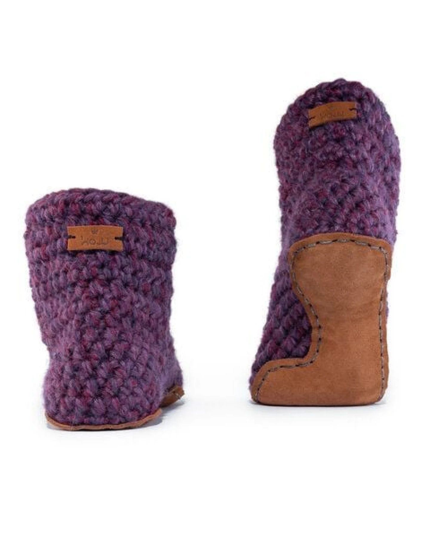 Kingdom of Wow - Handgefertigte Hausschuhe aus Wolle - High Top – Ansicht 3