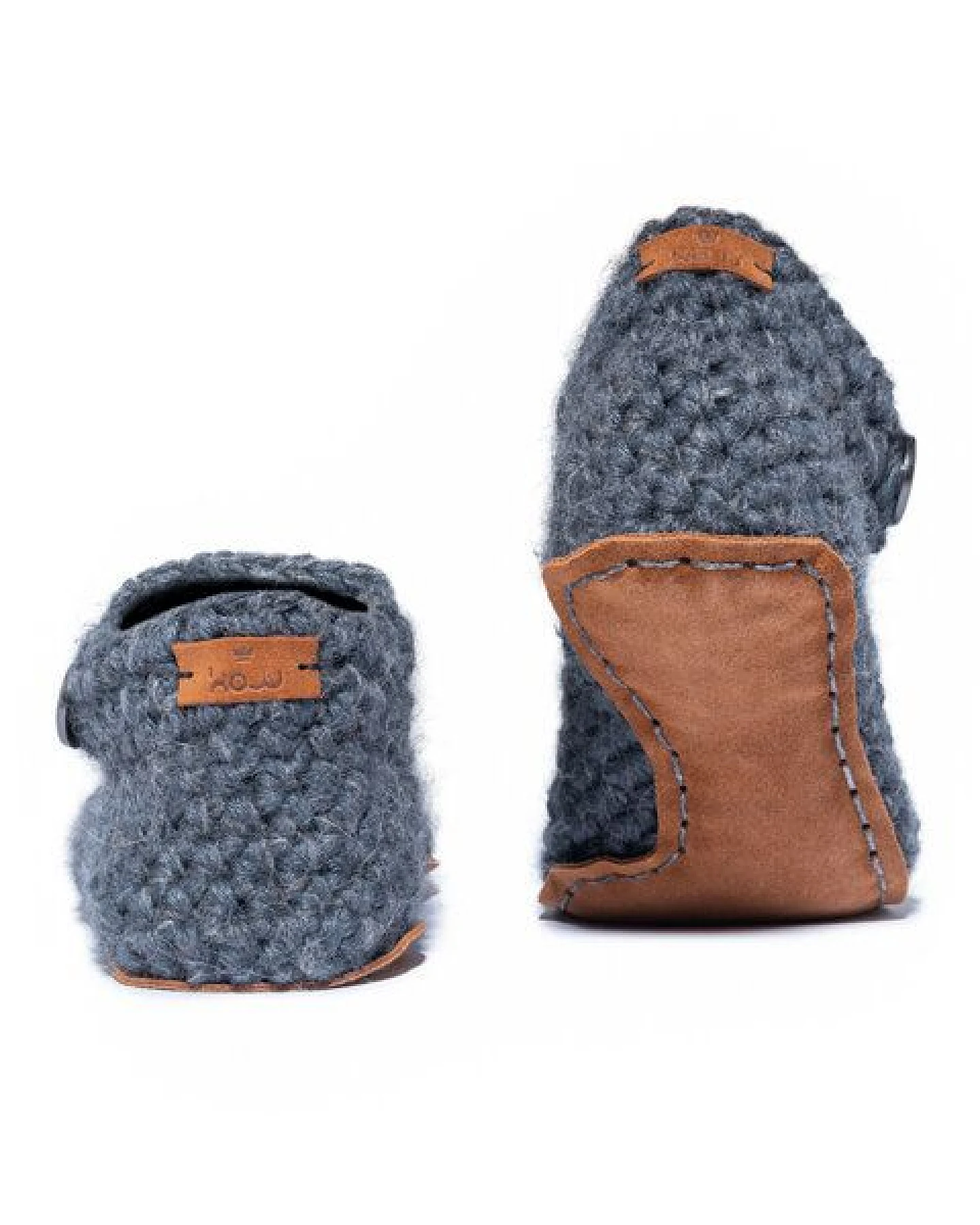 Kingdom of Wow - Handgefertigte Hausschuhe aus Wolle - low top – Ansicht 3