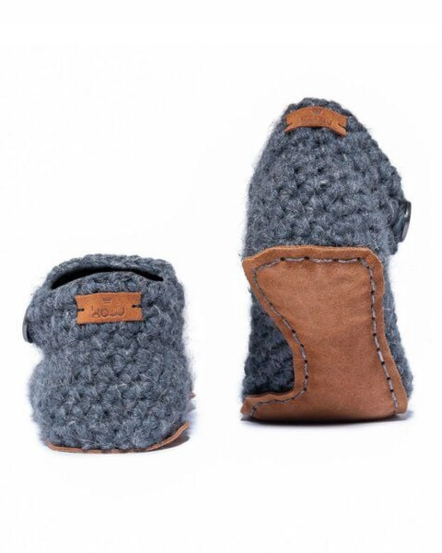Kingdom of Wow - Handgefertigte Hausschuhe aus Wolle - low top – Ansicht 4