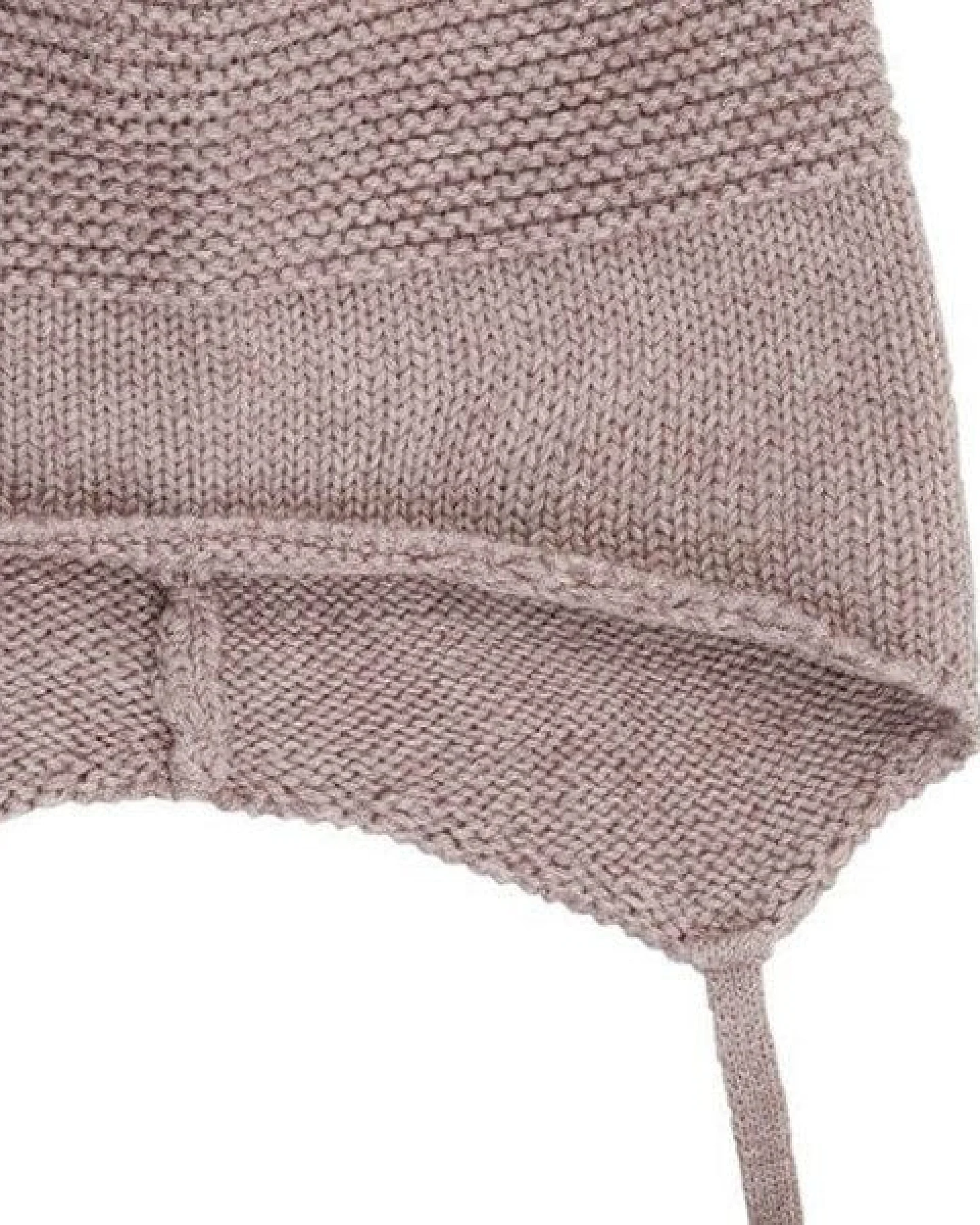 sense-organics Baby Strickmütze *MARCEL* Anthrazit oder Woodrose GOTS – Ansicht 2