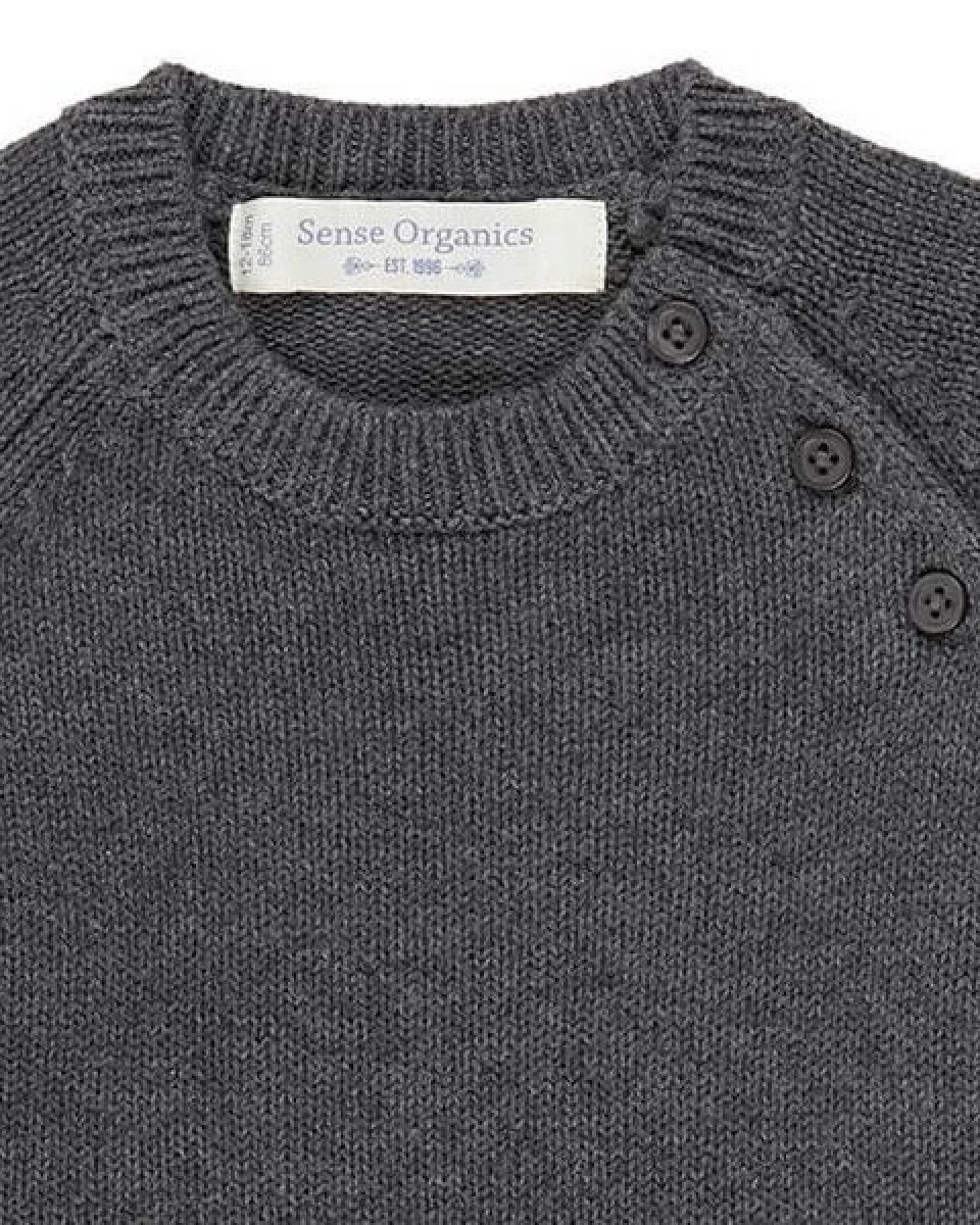 sense-organics Baby Strick Sweater *VICTOR* Polar Bear GOTS I Sense Organics – Ansicht 3