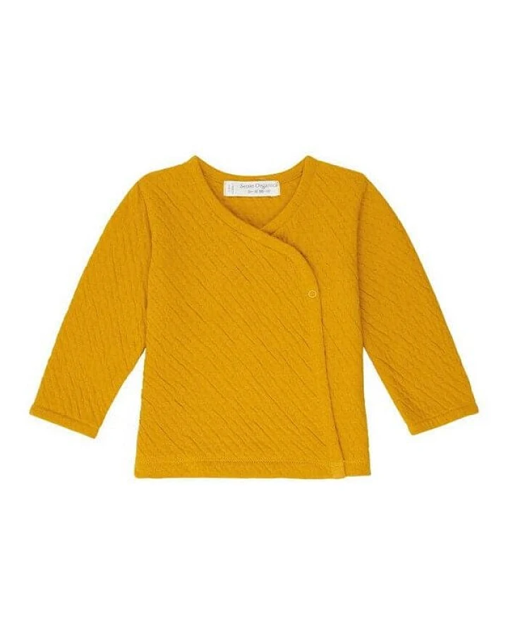 sense-organics Baby Wickeljacke *YURI* Mustard GOTS Bio