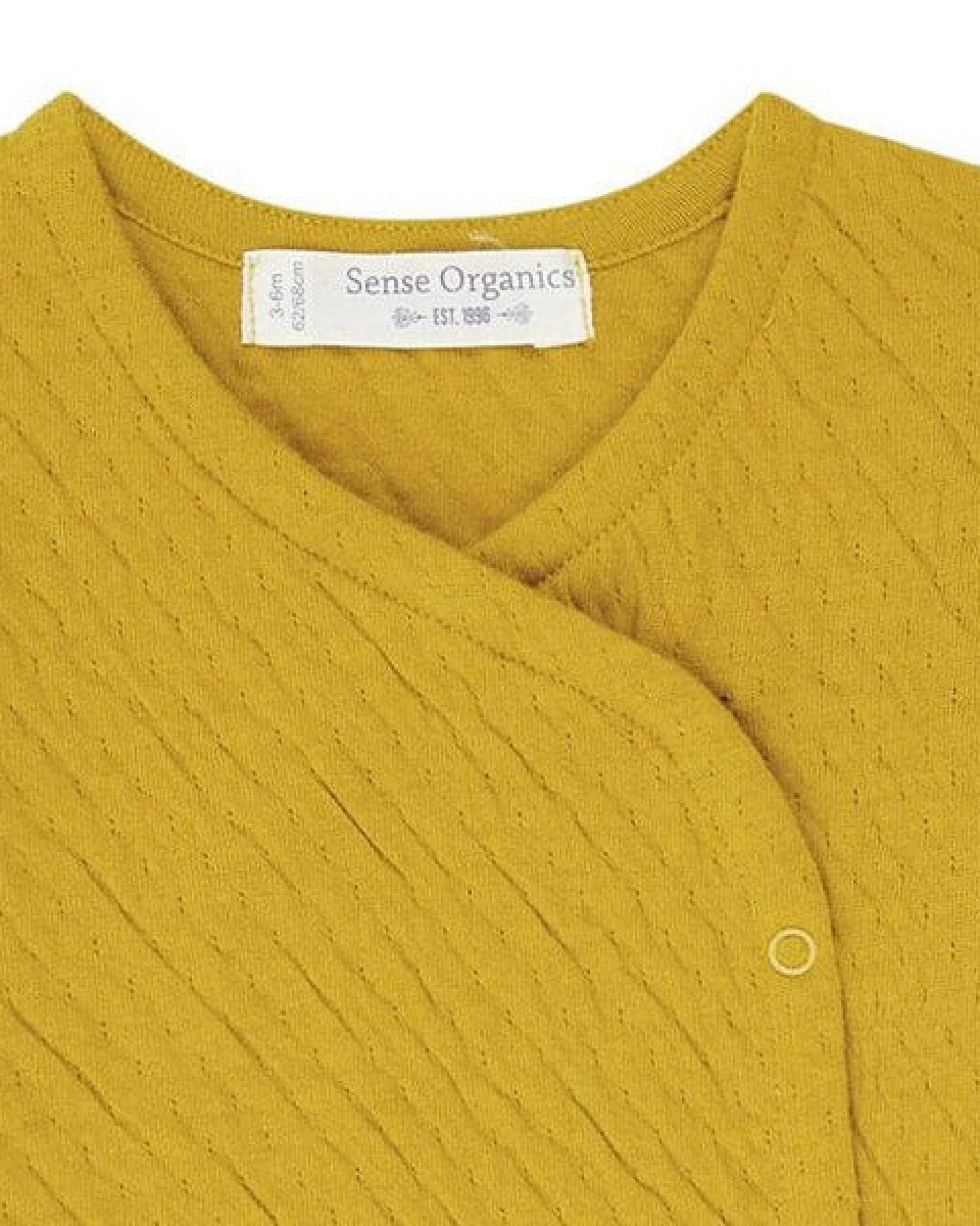 sense-organics Baby Wickeljacke *YURI* Mustard GOTS Bio – Ansicht 2