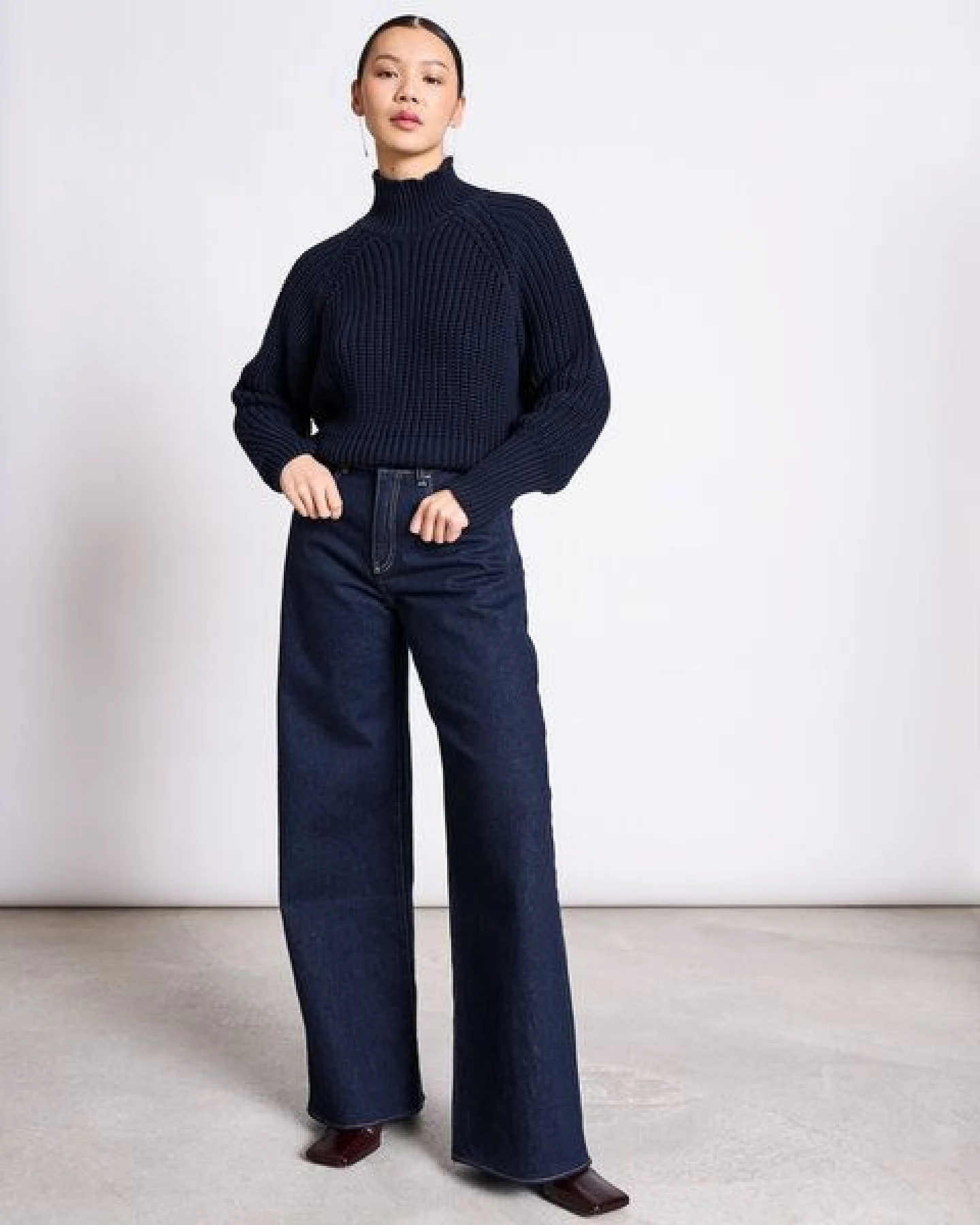 JAN N JUNE Bio-Baumwolle Rollkragenpullover OLA GOTS – Ansicht 2