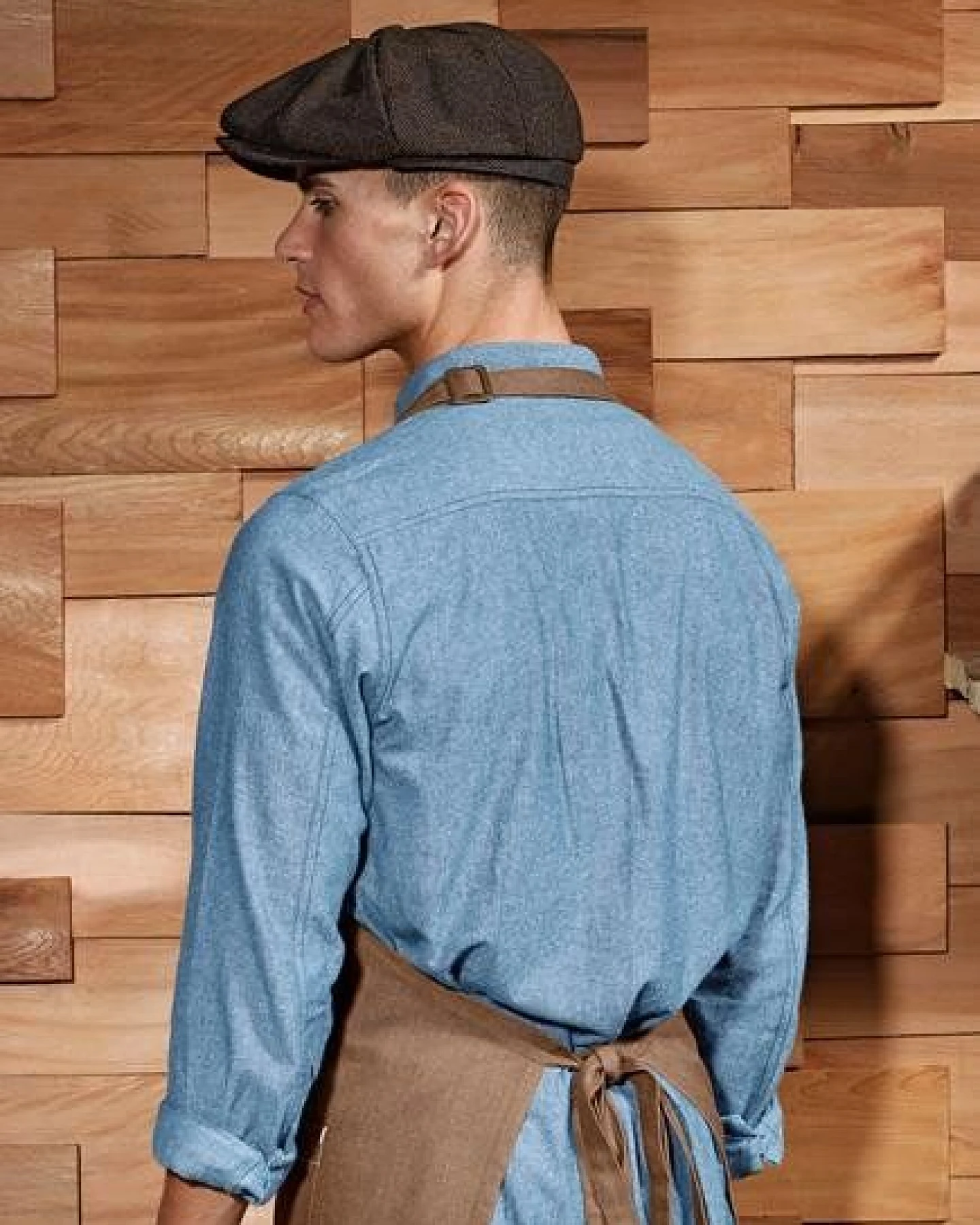 Premier Workwear Latzschürze (Bio Baumwolle) Denim Grillschürze Küchenschürze – Ansicht 3