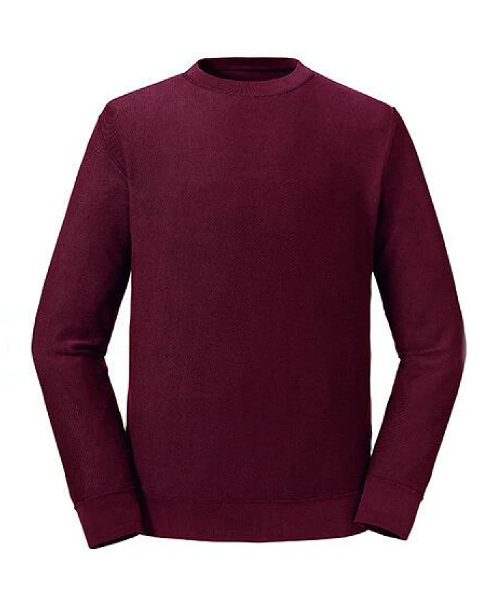 Russel Pure Organic Herren Langarm Sweatshirt Bio Baumwolle Wendbar