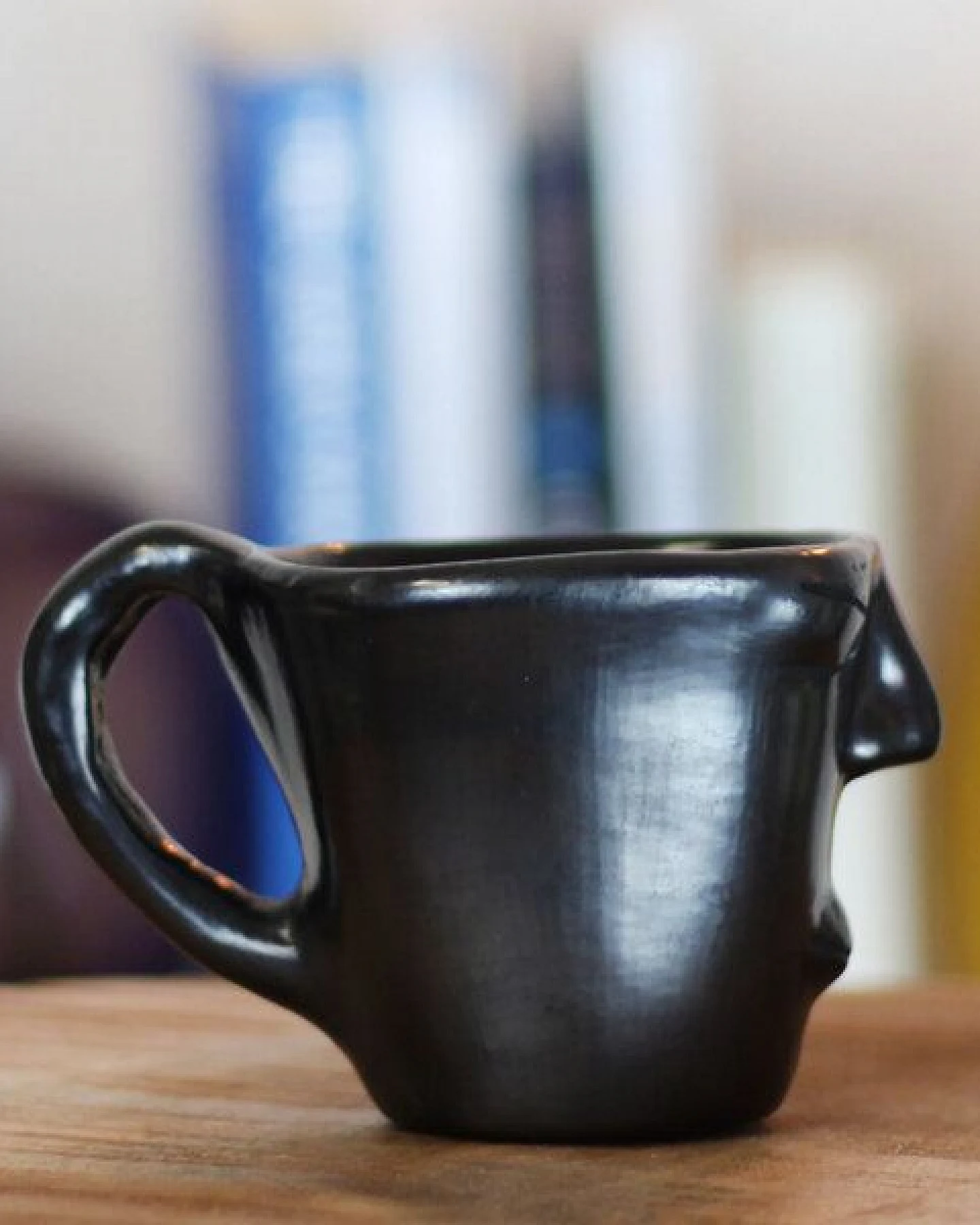 Mitienda Shop Handgemachte Deko Tasse aus Mexiko Mask, Unikat – Ansicht 4