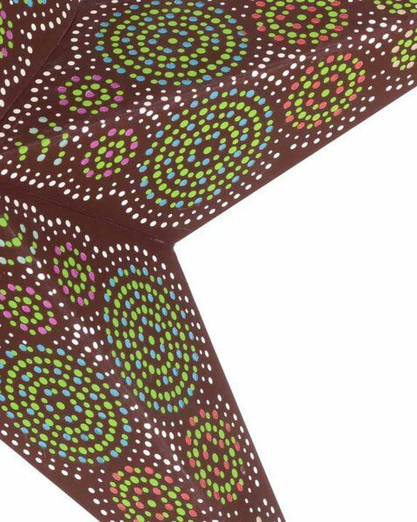 MoreThanHip Weihnachtsstern aus Papier Ø60 cm - inkl. Beleuchtungsset - Goa – Ansicht 3