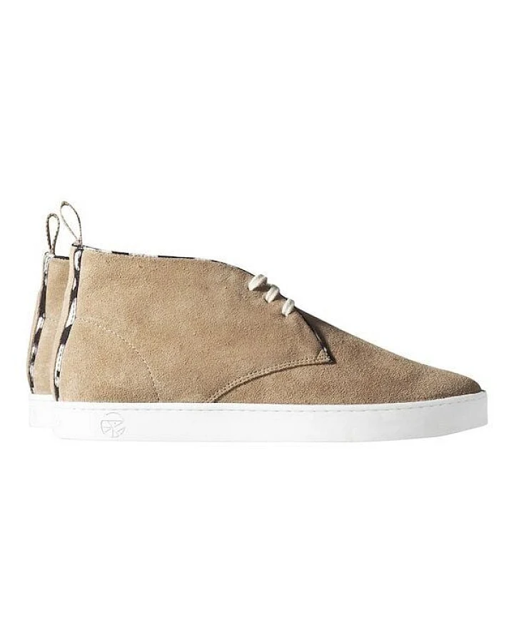 PANAFRICA Kilimandjaro Wildleder Boots Beige - Fair Trade & Recycling Sneaker - Unisex