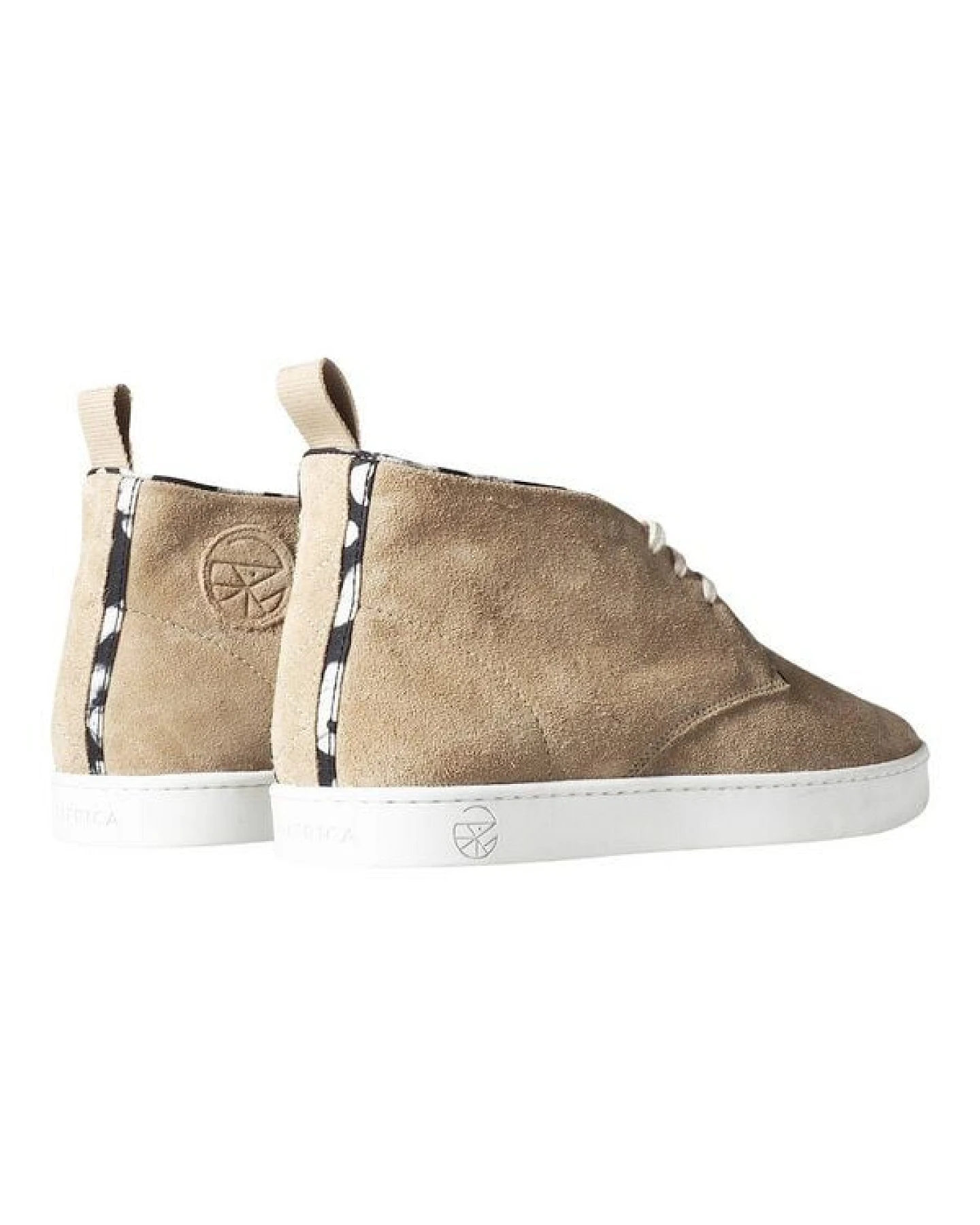 PANAFRICA Kilimandjaro Wildleder Boots Beige - Fair Trade & Recycling Sneaker - Unisex – Ansicht 3