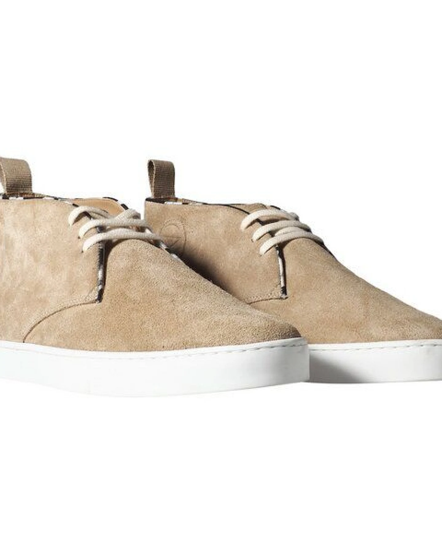 PANAFRICA Kilimandjaro Wildleder Boots Beige - Fair Trade & Recycling Sneaker - Unisex – Ansicht 2