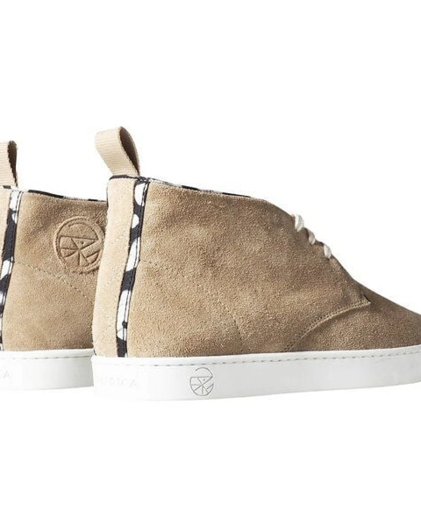 PANAFRICA Kilimandjaro Wildleder Boots Beige - Fair Trade & Recycling Sneaker - Unisex – Ansicht 3