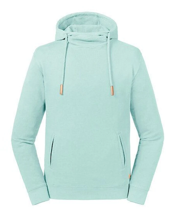 Russel Pure Organic Herren Langarm Hoodie Kapuzenpulli Pullover Kapuzenpullover Bio Baumwolle