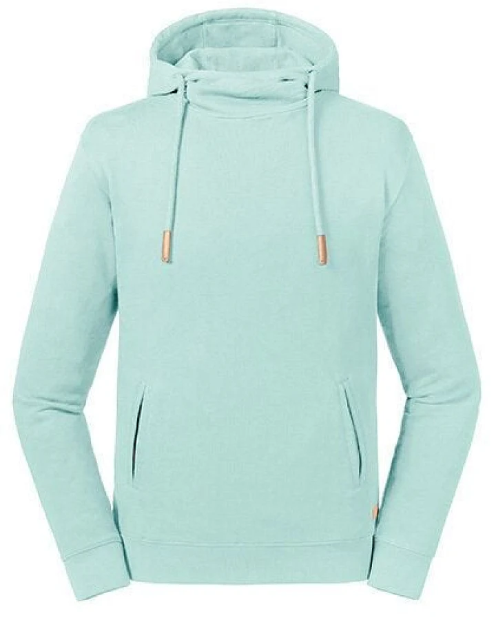Russel Pure Organic Herren Langarm Hoodie Kapuzenpulli Pullover Kapuzenpullover Bio Baumwolle