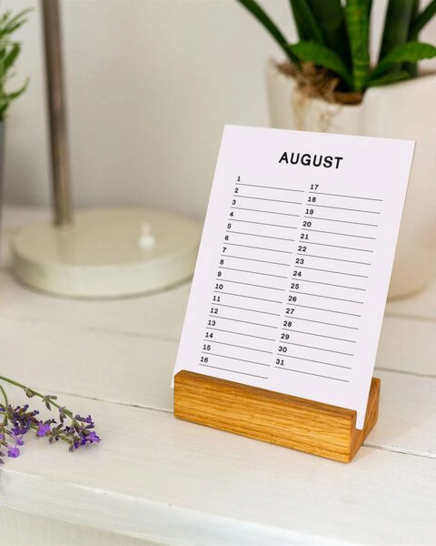 klotzaufklotz Geburtstagskalender mit Karten "Minimalist" – Ansicht 4
