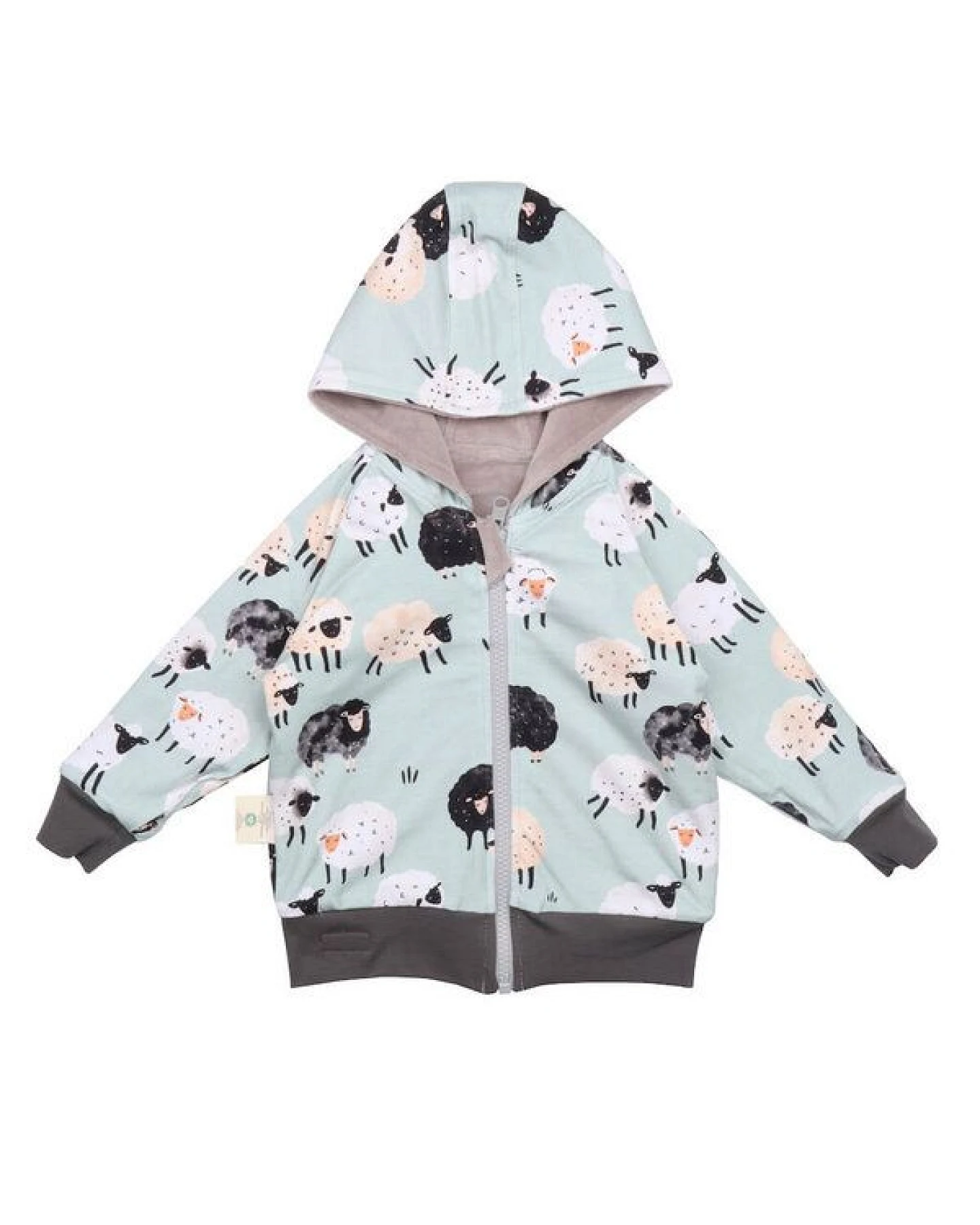 Wendejacke Velour/Grau – Ansicht 2