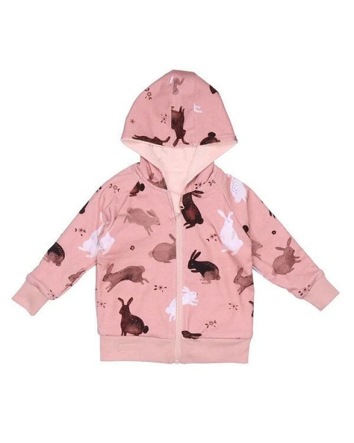 Wendejacke Velour/Pink