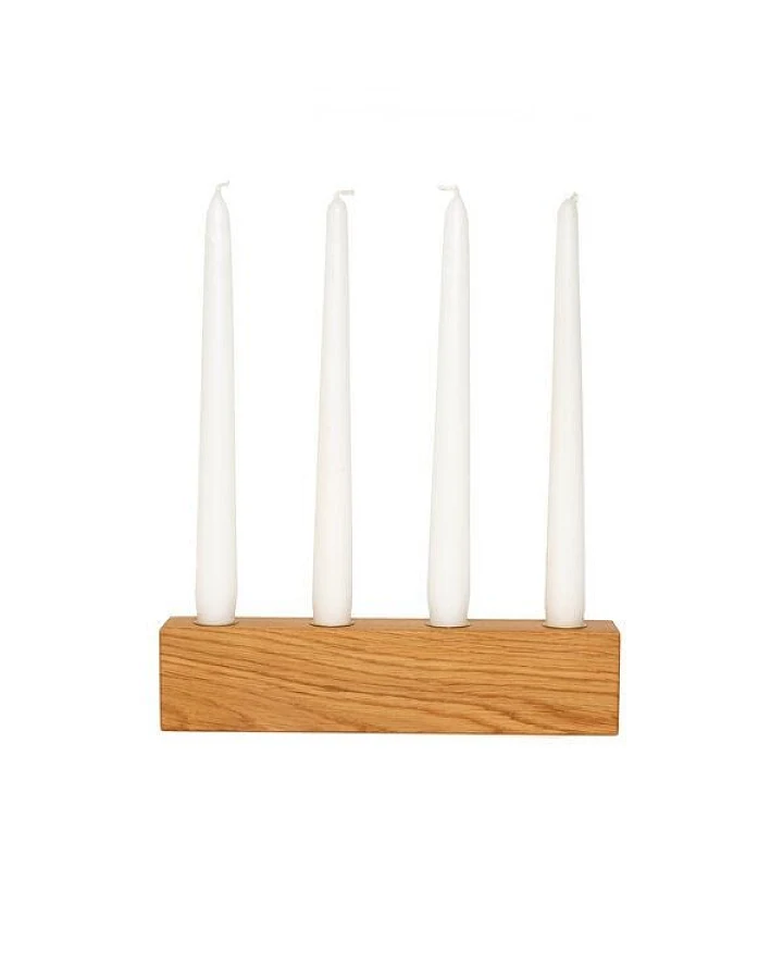 klotzaufklotz Adventskranz für Stabkerzen