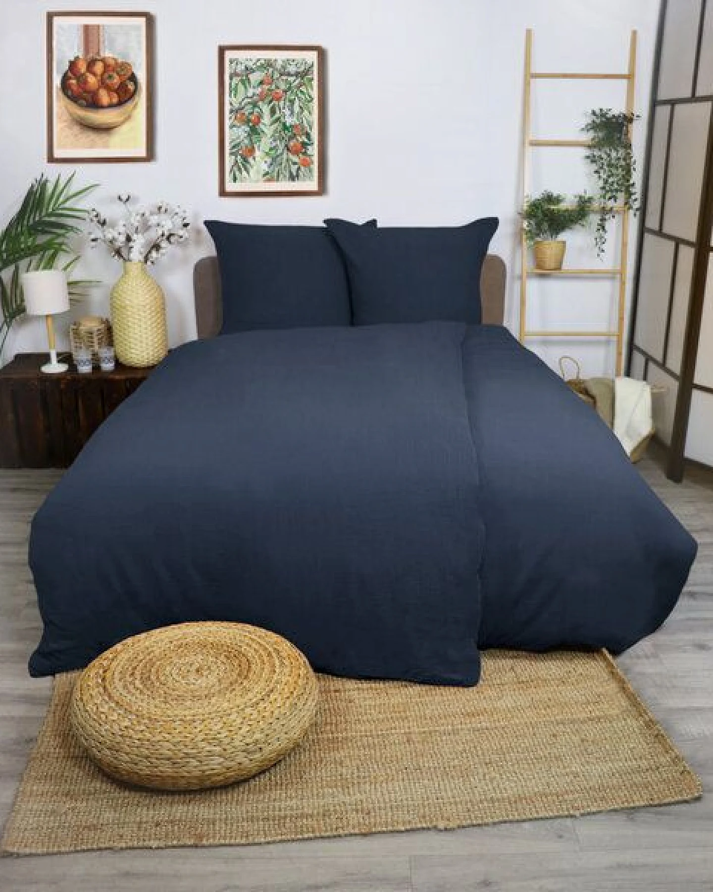 jilda-tex Musselin-Bettwäsche Medina 100% Bio-Baumwolle Made in Green in naturfarben – Ansicht 2