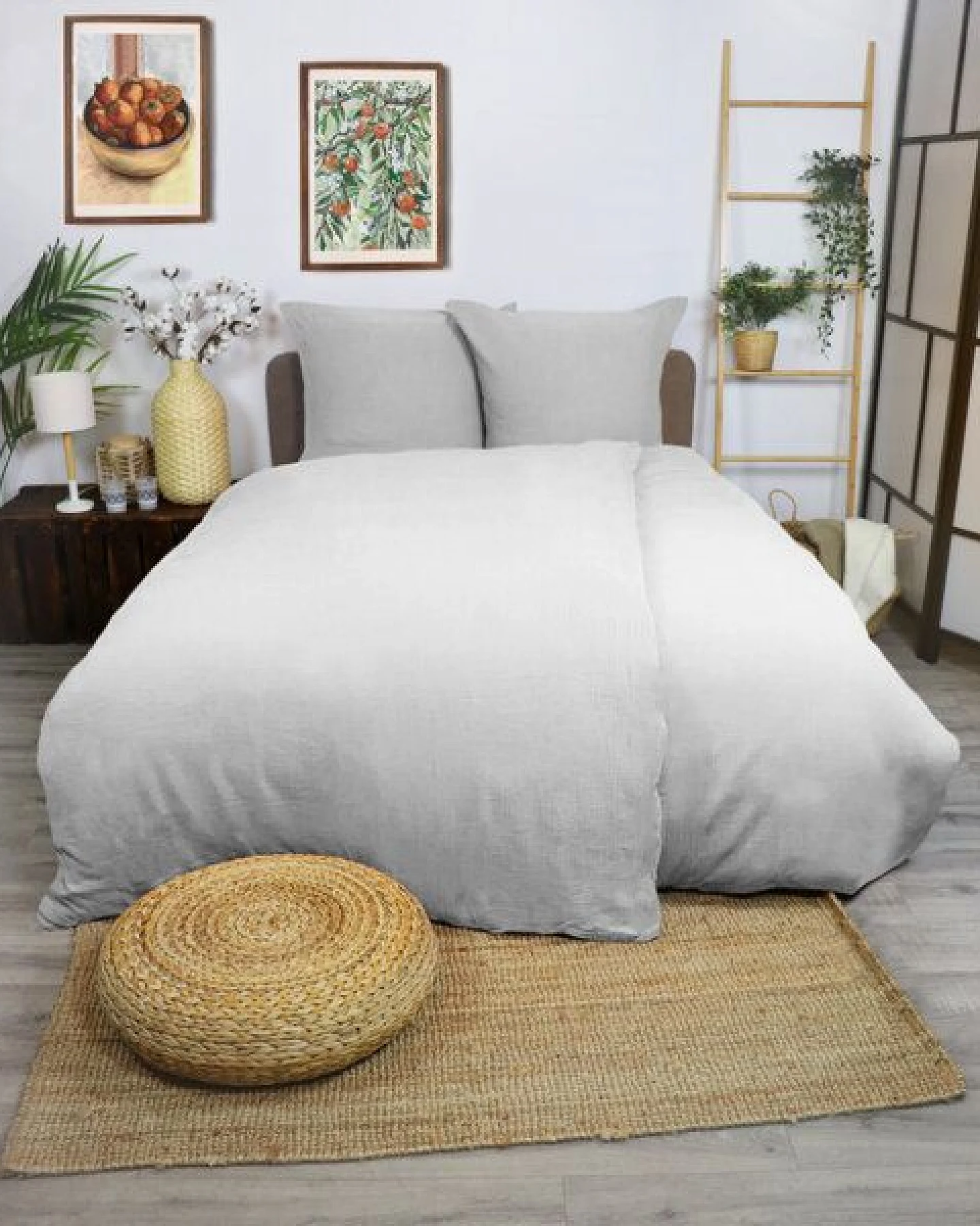 jilda-tex Musselin-Bettwäsche Medina 100% Bio-Baumwolle Made in Green in naturfarben – Ansicht 2
