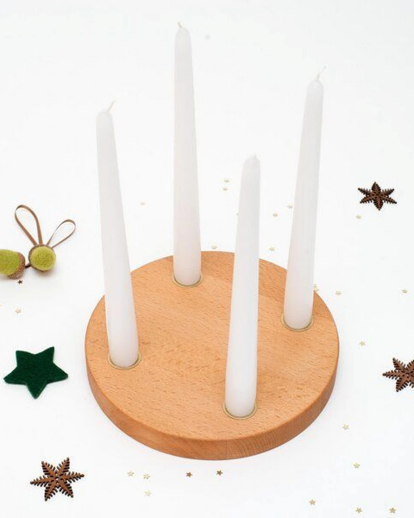 klotzaufklotz kleiner Adventskranz – Ansicht 2