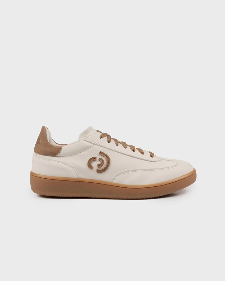 Risorse Future Herren vegan Sneaker Zenit Weiß Kamel Braun