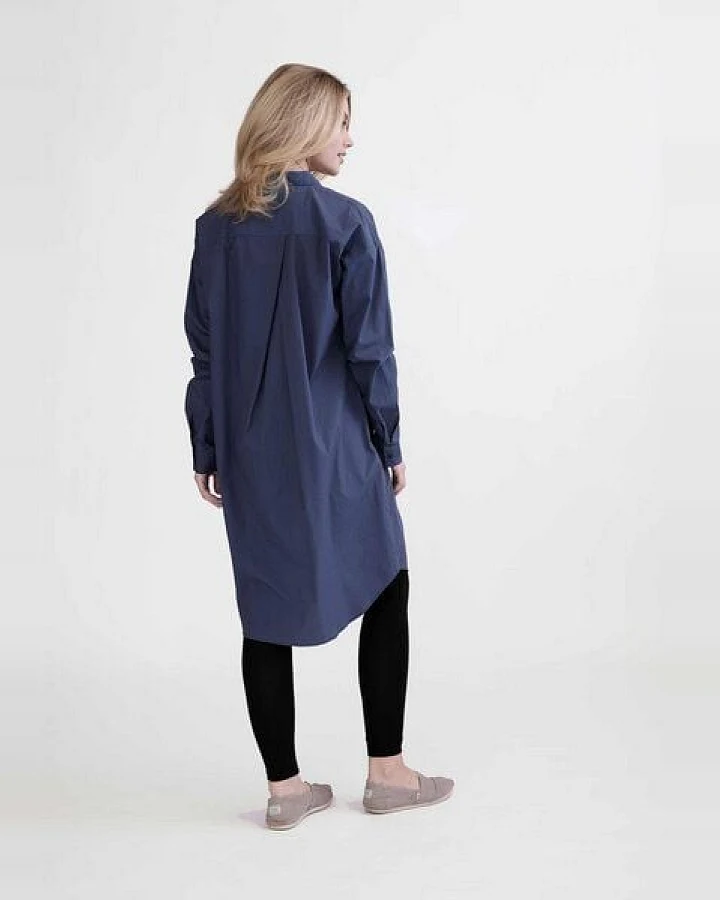 GROBUND Das Hemdkleid Netta - GOTS zertifiziert aus 100% Bio-Baumwolle