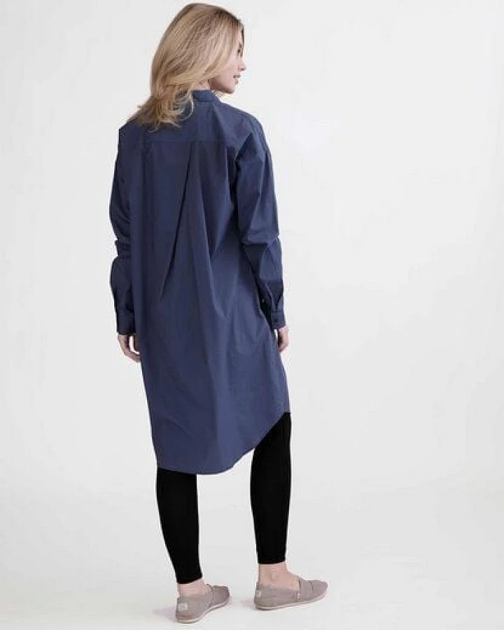GROBUND Das Hemdkleid Netta - GOTS zertifiziert aus 100% Bio-Baumwolle
