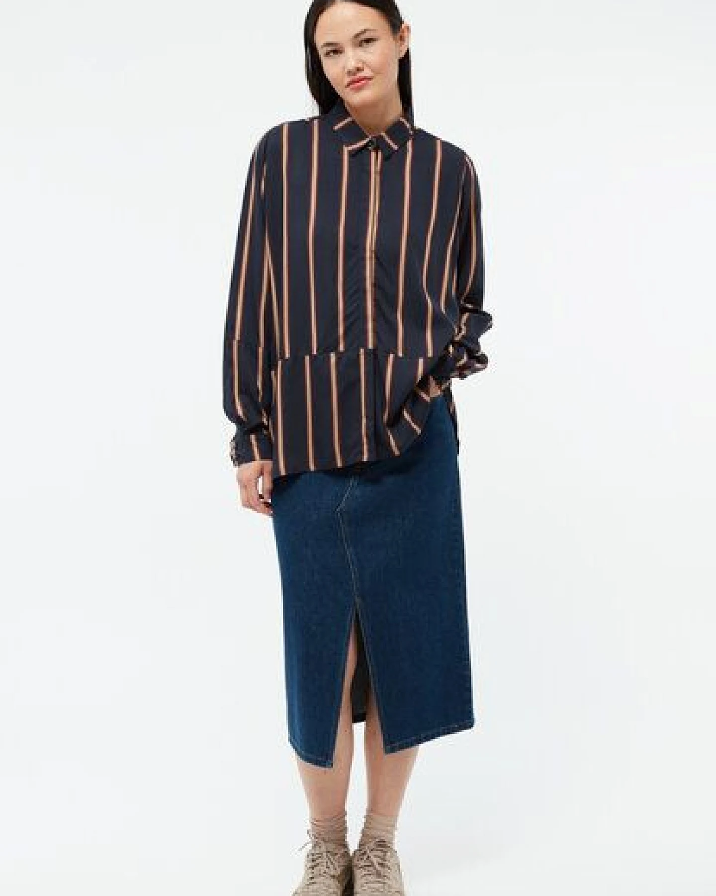 Givn Berlin Damen Streifen-Bluse aus LENZING ECOVERO "Ivy" – Ansicht 2