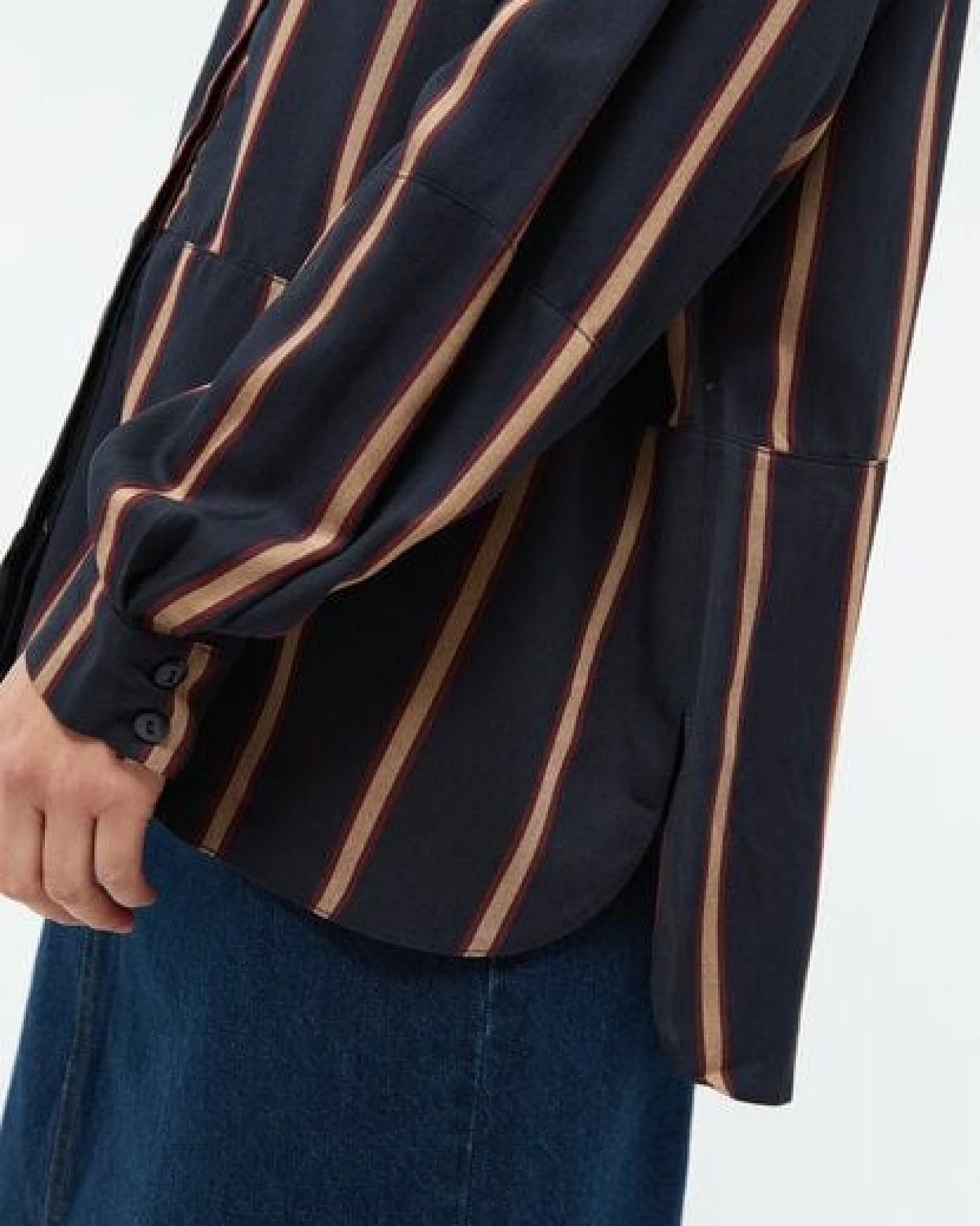 Givn Berlin Damen Streifen-Bluse aus LENZING ECOVERO "Ivy" – Ansicht 4