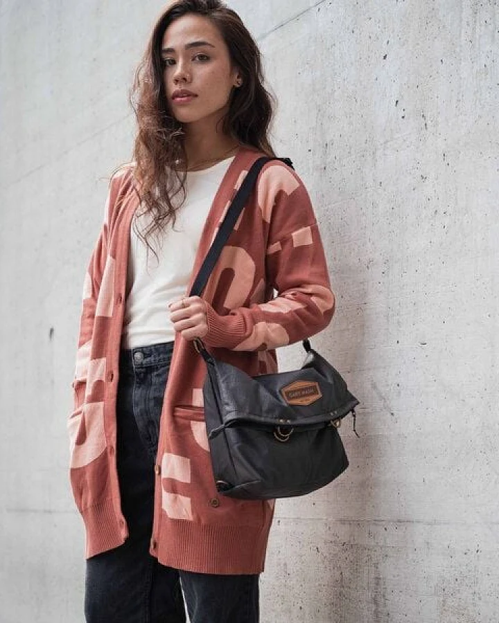 GARY MASH Oversize-Strickjacke Moline aus Biobaumwolle