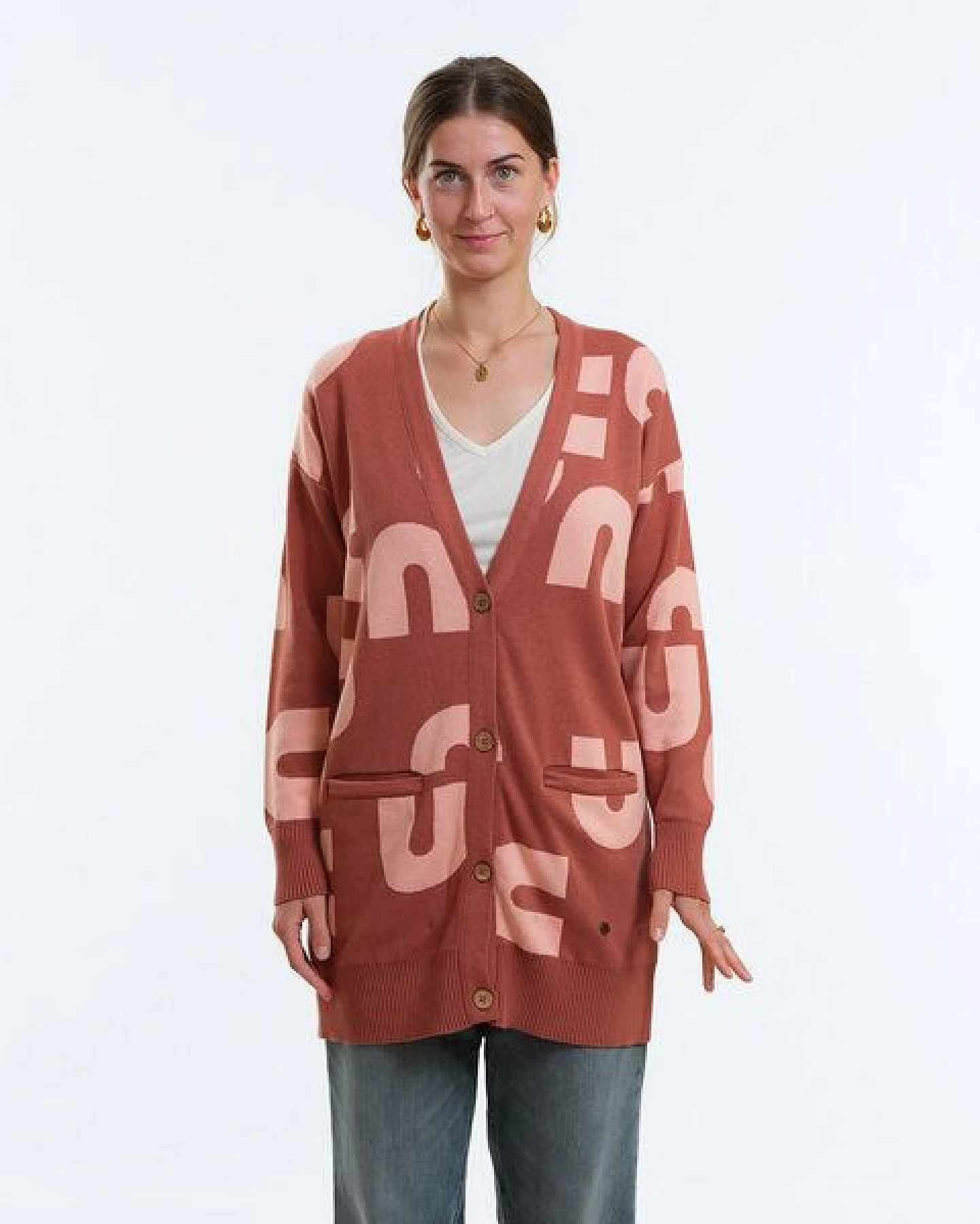 GARY MASH Oversize-Strickjacke Moline aus Biobaumwolle – Ansicht 3