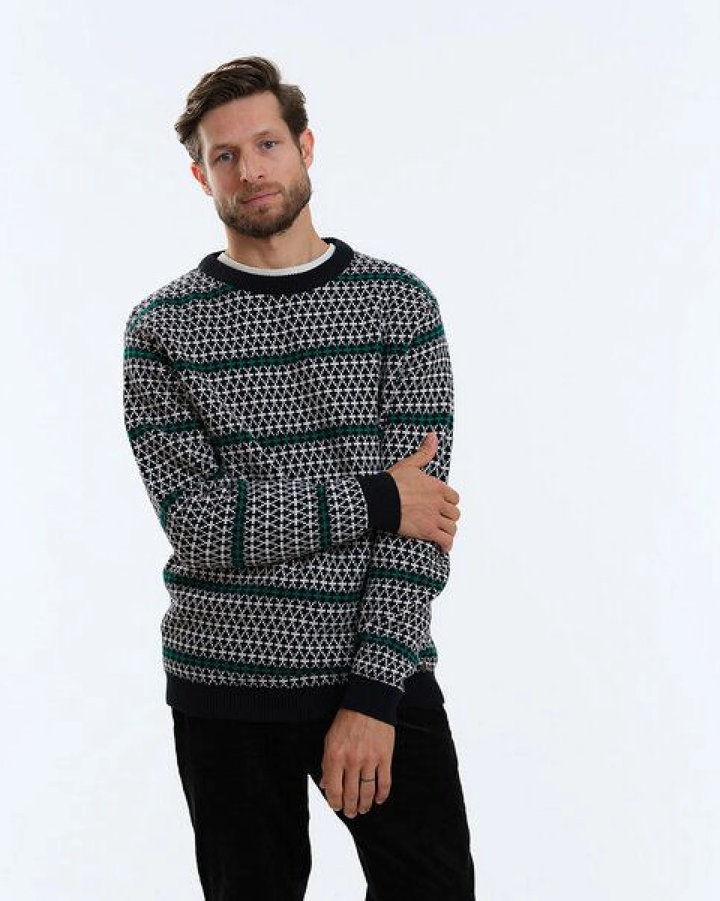 GARY MASH Strickpullover James aus Biobaumwolle – Ansicht 2