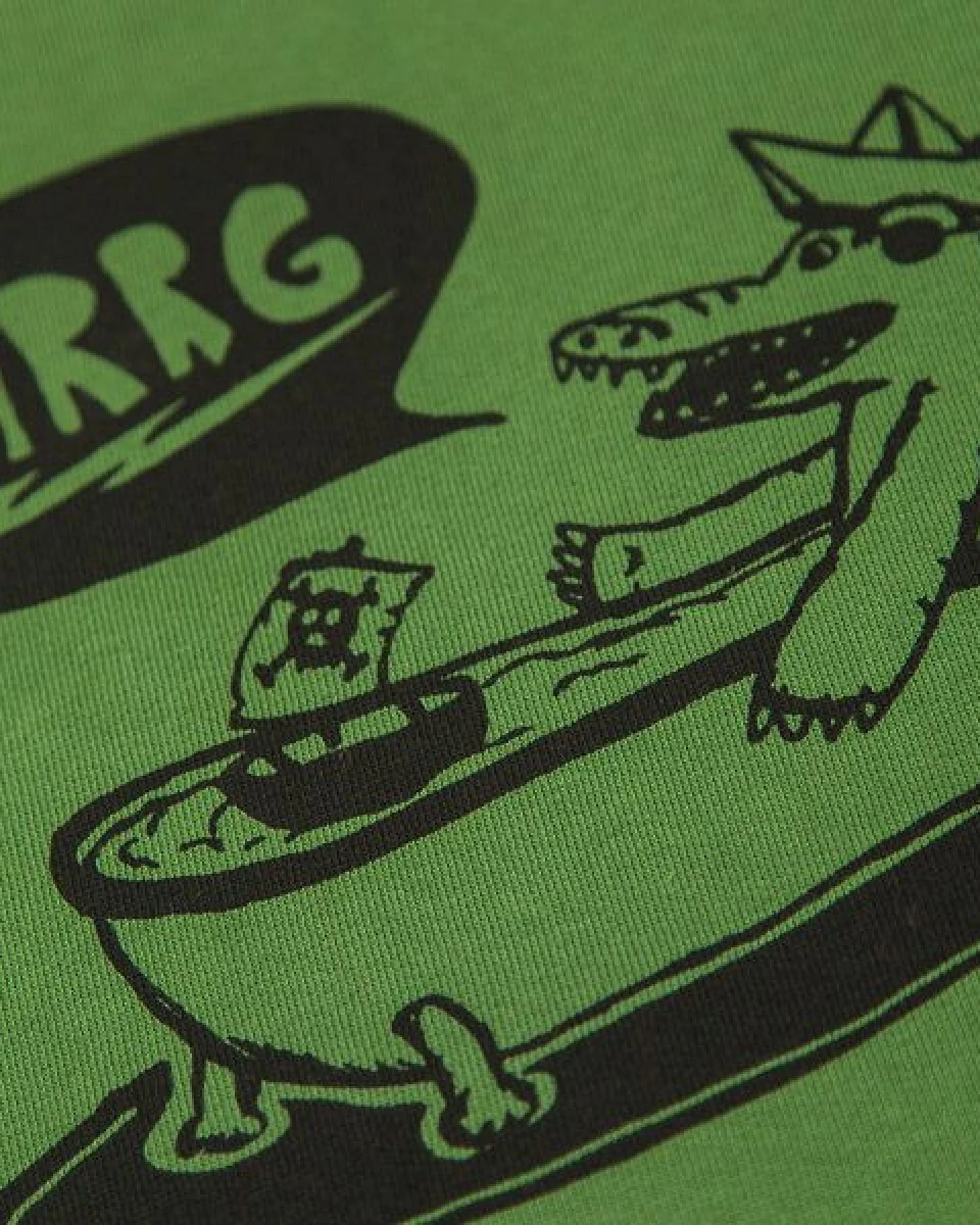 päfjes Kriss Krokodil - Kinder Bio Sweater - Organic Cotton - Grün – Ansicht 2