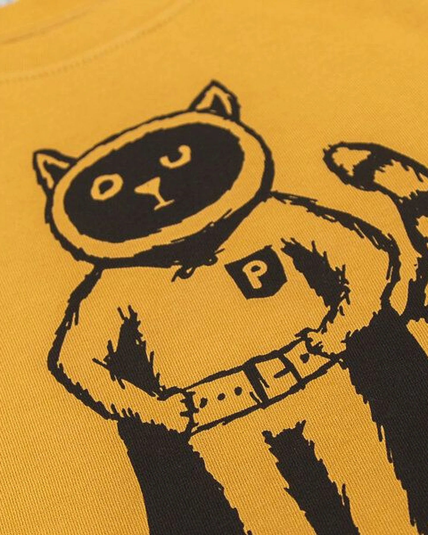 päfjes Karlo Superhelden Kater - Kinder Bio Sweater - Organic Cotton - Gelb – Ansicht 2